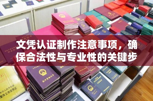 响水文凭认证制作注意事项，确保合法性与专业性的关键步骤