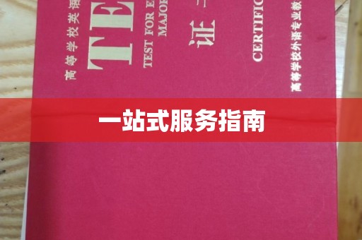 响水一站式服务指南