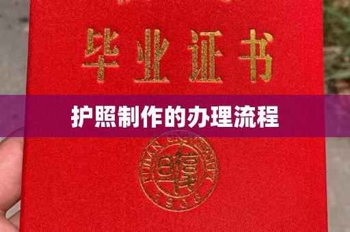 响水护照制作的办理流程