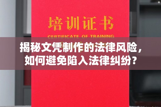 响水揭秘文凭制作的法律风险，如何避免陷入法律纠纷？