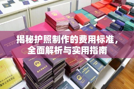 响水揭秘护照制作的费用标准，全面解析与实用指南